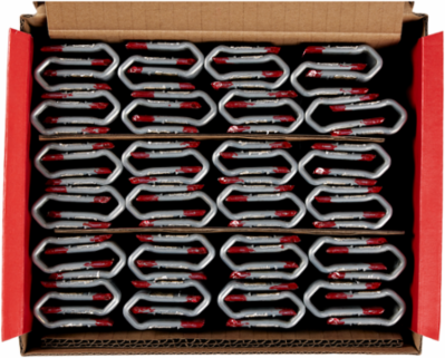 1.75 Inch 9 Gauge Galvanized Barbed Staples for Fencing, 960 Pack