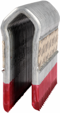 2 Inch 9 Gauge Galvanized Barbed Staples, 960 Count