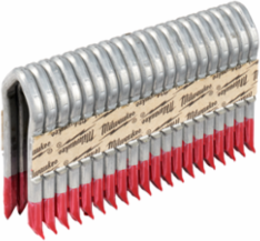2 Inch 9 Gauge Galvanized Barbed Staples, 960 Count