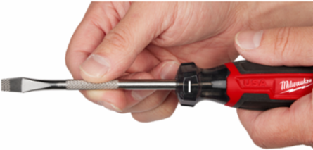 #2 Phillips 4 Inch Cushion Grip Screwdriver, Chrome Finish, Made in USA