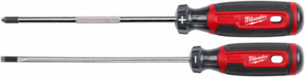 3/16 Inch Cabinet Cushion Grip Screwdriver, 6 Inch Shaft Length, Chrome Finish