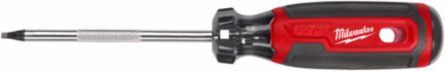 #2 Square 4 Inch Cushion Grip Screwdriver - Precision Control, High Strength Boron Steel