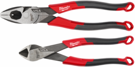 9 Inch Lineman's Comfort Grip Pliers, Durable Steel, Laser-Hardened Edge