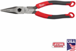 8 Inch Long Nose Pliers, Steel, Best Grip, Lifetime Guarantee