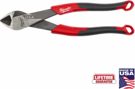 8 Inch Diagonal Cutting Pliers, Comfort Grip, Durable Steel