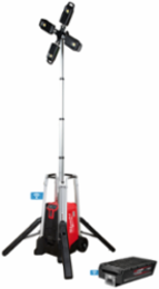 MX FUELTM ROCKETTM Tower Light/Charger 27000 Lumens, 44.12 Inch Height, Rechargeable Battery