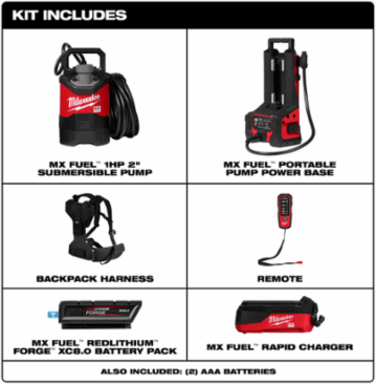 MX FUEL™ 1HP 2" Submersible Pump Kit