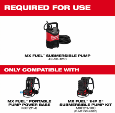 MX FUEL™ 1HP 2" Submersible Pump Kit