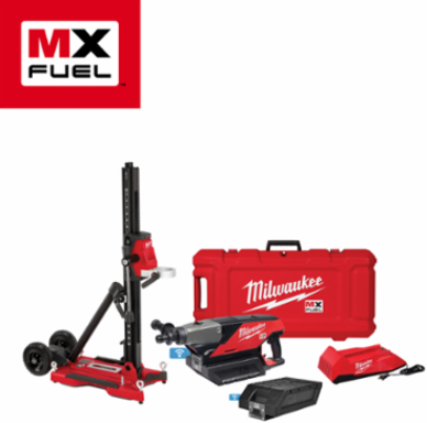 MX FUELTM Handheld Core Drill Kit, 6 Inch Core, 21.58 lbs Weight, 790-1550 RPM