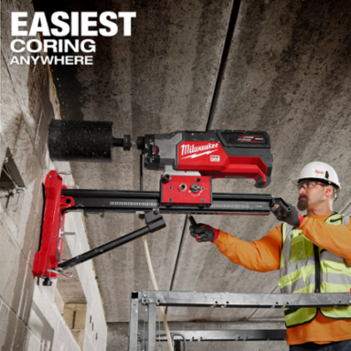 MX FUELTM Core Rig w/ Stand Kit, 14" Coring Capacity, Cordless, Includes 2 Batteries