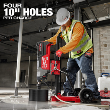 MX FUELTM Core Rig w/ Stand Kit, 14" Coring Capacity, Cordless, Includes 2 Batteries