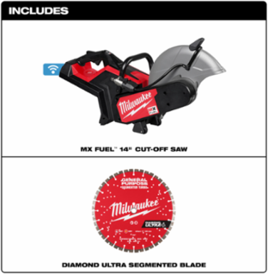 MX FUEL™ 14 Inch Cut-Off Saw with RAPIDSTOP™ Brake, Electric, 29.6 lbs