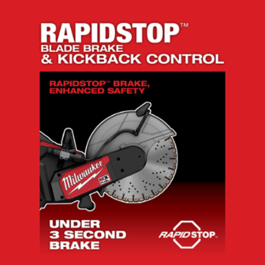 MX FUEL™ 14 Inch Cut-Off Saw with RAPIDSTOP™ Brake, Electric, 29.6 lbs