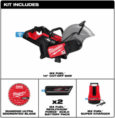MX FUEL™ 14 Inch Cut-Off Saw, 29.6 lbs, RAPIDSTOP™ Brake