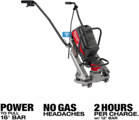 MX FUEL Vibratory Screed Kit, 16 ft Max Length, 2 Batteries Included