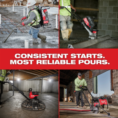 MX FUEL Vibratory Screed Kit, 16 ft Max Length, 2 Batteries Included