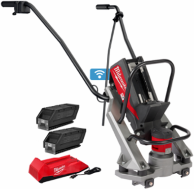 MX FUEL Vibratory Screed Kit, 16 ft Max Length, 2 Batteries Included
