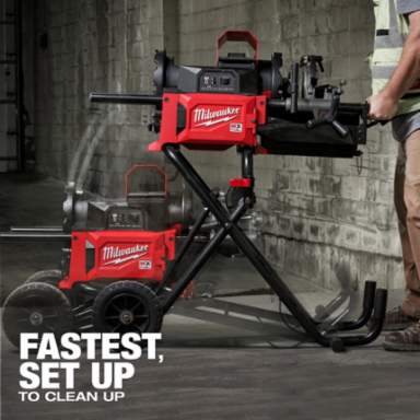 MX FUEL Pipe Threading Machine, 2 Inch Capacity, 240 Pounds, Cordless