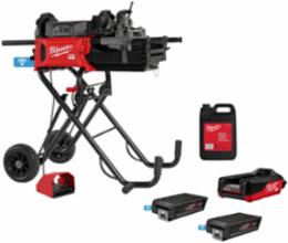 MX FUEL Pipe Threading Machine, 2 Inch Capacity, 240 Pounds, Cordless