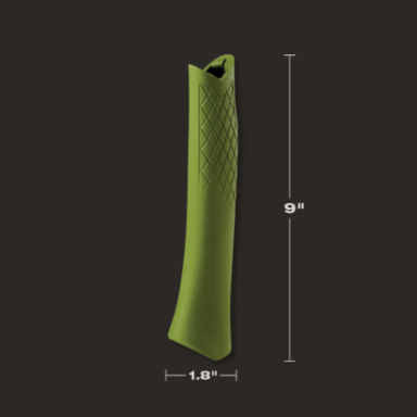 STILETTO Green Replacement Grip, 9 Inch Length, Santoprene Material