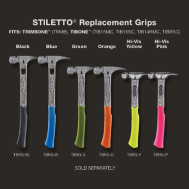 STILETTO Green Replacement Grip, 9 Inch Length, Santoprene Material