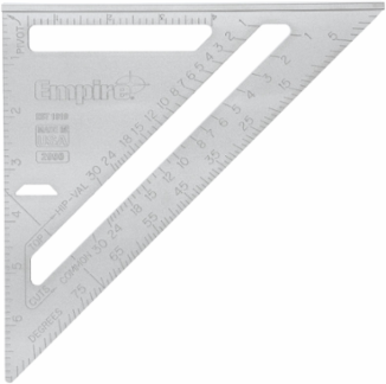 9 Inch Torpedo Level & 7 Inch Rafter Square Combo, Aluminum Construction