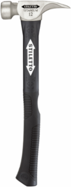12 oz Titanium Milled Face Hammer with 18 Inch Hybrid Fiberglass Handle