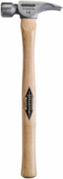 14 oz Titanium Milled Face Hammer with 18 in. Straight Hickory Handle