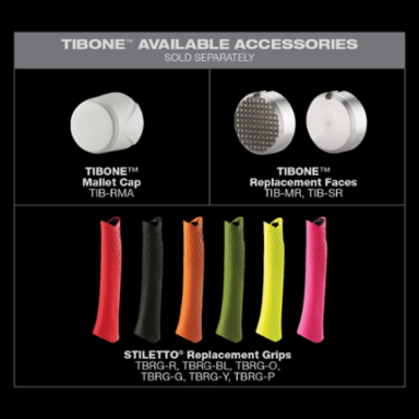 TIBONE Milled Steel Replacement Face for TIBONE Hammer, 4 oz