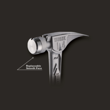 14oz Titanium Framing Hammer with Smooth Face and Curved Handle