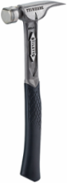 Titanium Finish Hammer 10oz with Smooth Steel Face, 14 Inch Handle, Magnetic Nail Starter