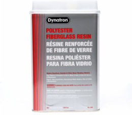 Dynatron Fiberglass Resin, 1 Gallon Can, Waterproof Polyester for Auto Repair