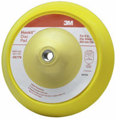 Hookit Disc Pad, 8 Inch, Medium Density Foam, Max RPM 1500, 5 Holes