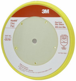 Hookit Disc Pad, 8 Inch, Medium Density Foam, Max RPM 1500, 5 Holes