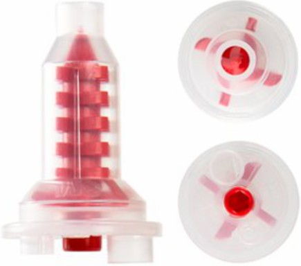 Dynamic Mixing Nozzle, 50 Nozzles per Carton, Red for DMS 1.0 Products