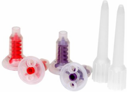 Dynamic Mixing Nozzle, 50 Nozzles per Carton, Red for DMS 1.0 Products