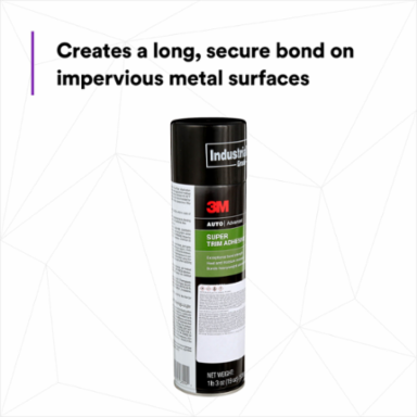 3M™ Super Trim Adhesive, 08090, 19 oz Nt Wt, 6 per case
