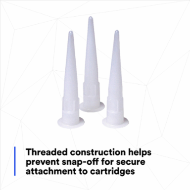 3M™ Threaded Cartridge Nozzle 08187, 50/Carton, 6 Cartons/Case