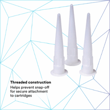 3M™ Threaded Cartridge Nozzle 08187, 50/Carton, 6 Cartons/Case