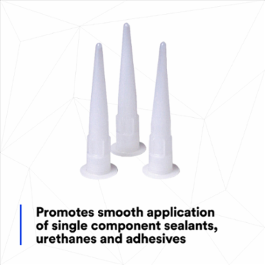 3M™ Threaded Cartridge Nozzle 08187, 50/Carton, 6 Cartons/Case