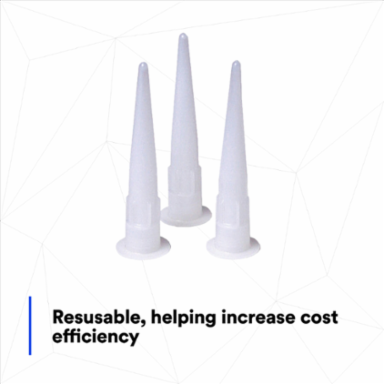 3M™ Threaded Cartridge Nozzle 08187, 50/Carton, 6 Cartons/Case