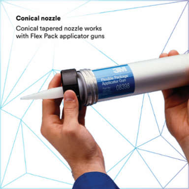 3M™ Flex Pack Nozzle 08188, 25/Carton, 6 Cartons/Case