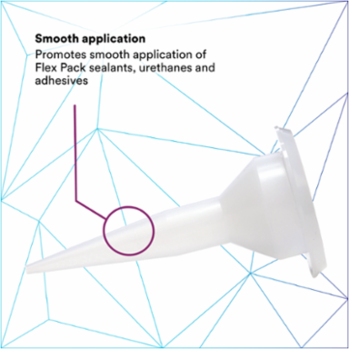 3M™ Flex Pack Nozzle 08188, 25/Carton, 6 Cartons/Case