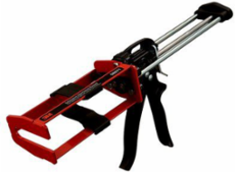 Manual Cartridge Applicator Gun, 200 mL, Red/Black, 1 per case