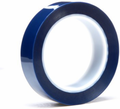 3M Polyester Tape 8991 Blue, 1 in x 72 yd 2.4 mil, 36 rolls per case Bulk