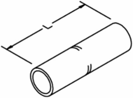 Scotchlok Copper Standard Barrel Connector, 1 AWG, Green, 35 kV, 1.88 Inch Length