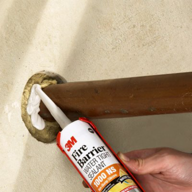 3M Fire Barrier Water Tight Sealant 1000 NS, 10.1 fl. oz., Cartridge, 12/case