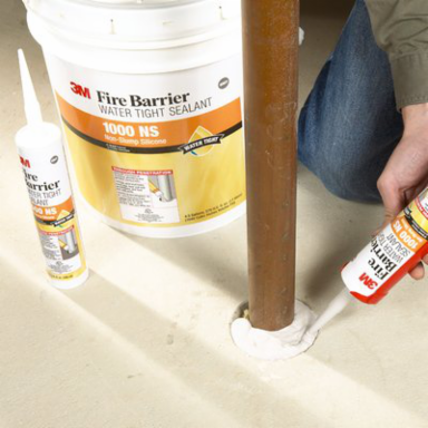 3M Fire Barrier Water Tight Sealant 1000 NS, 10.1 fl. oz., Cartridge, 12/case