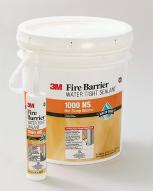 3M Fire Barrier Water Tight Sealant 1000 NS, 4.5 gallon, Pail, 1/case