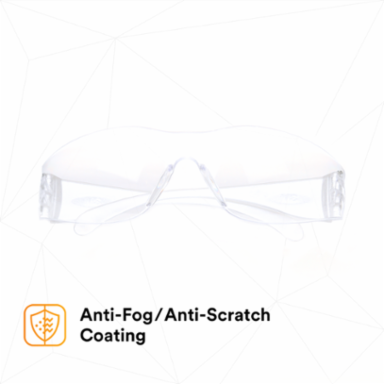3M™ Virtua™ Protective Eyewear 11329-00000-20 Clear Anti-Fog Lens, Clear Temple 20 EA/Case